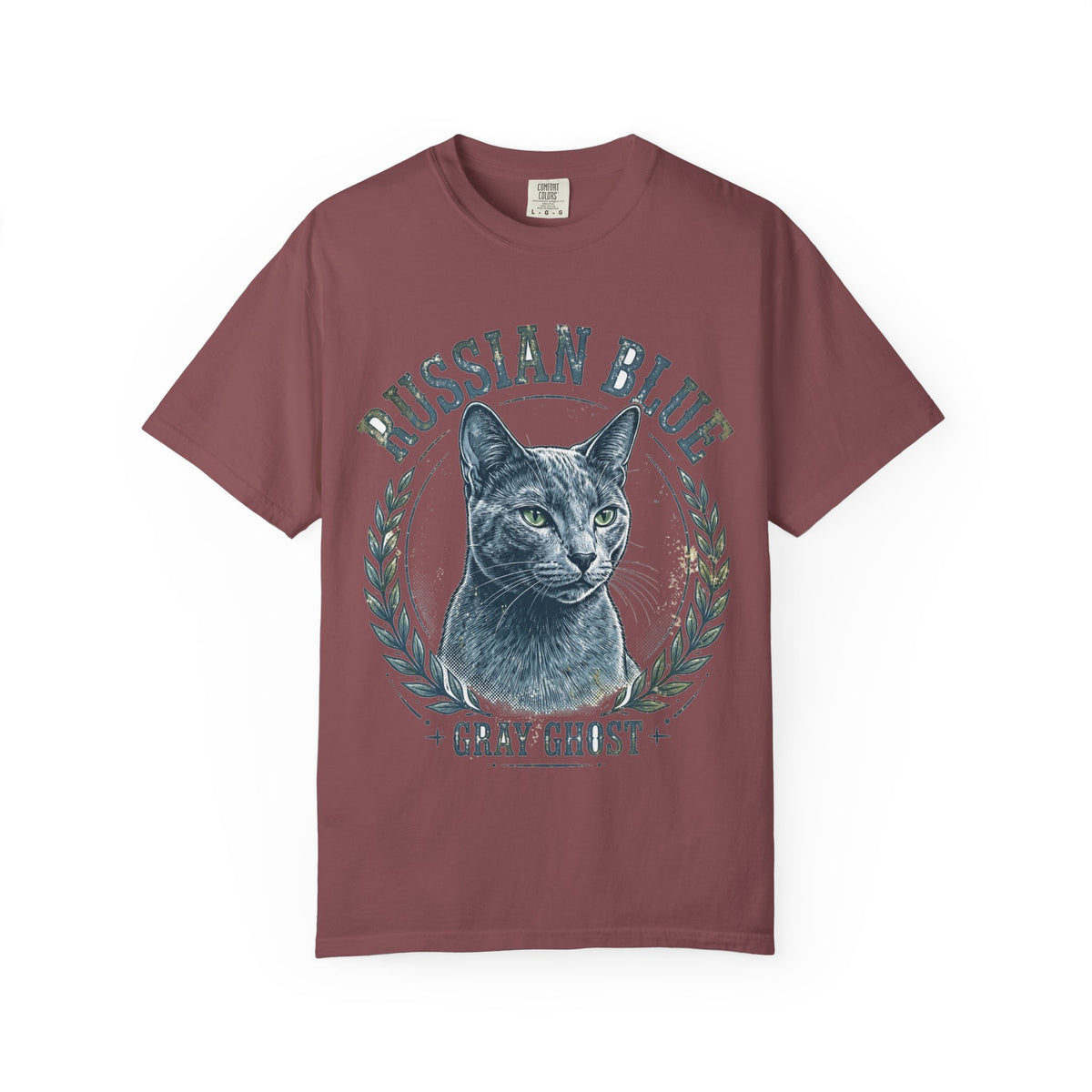 'Gray Ghost' Russian Blue T-Shirt — alternate view
