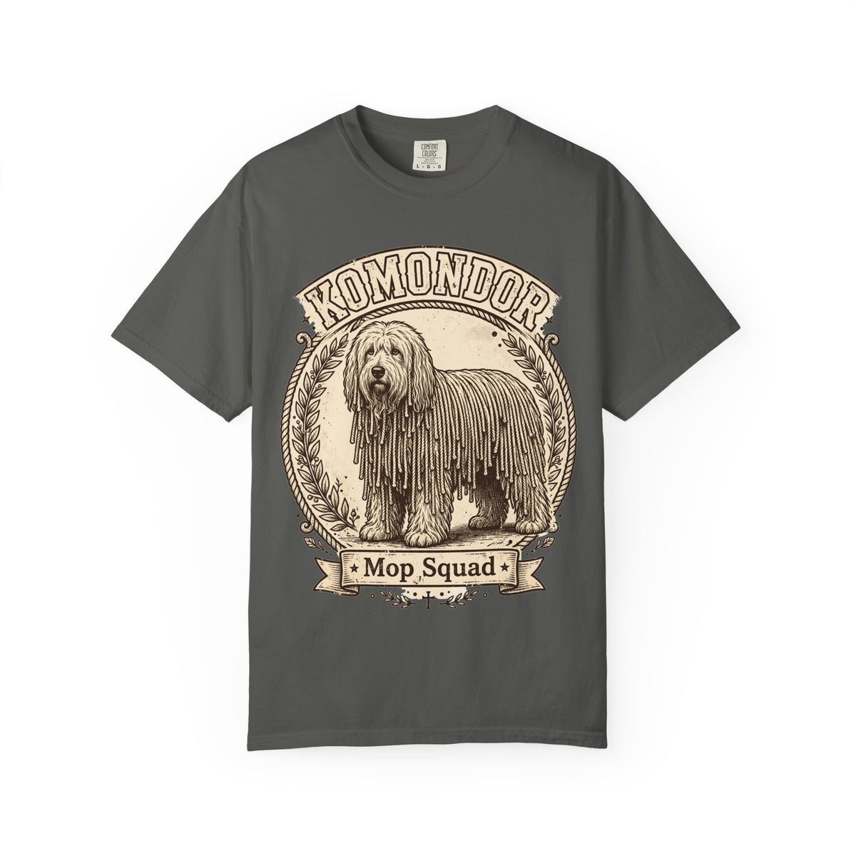 'Mop Squad' Komondor T-Shirt — alternate view