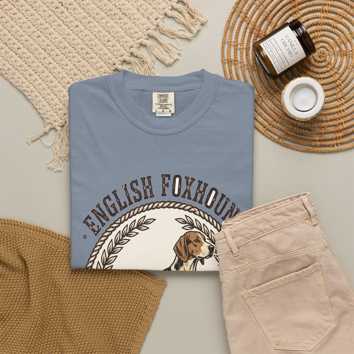'Tally Ho' English Foxhound T-Shirt — alternate view