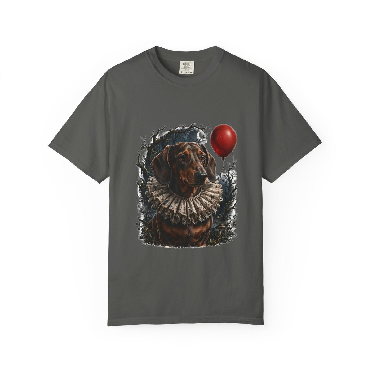 Dachshund Creepy Clown Halloween Tee