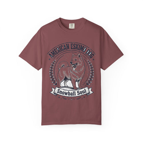 'Snowball Soul' American Eskimo Dog T-Shirt — alternate view