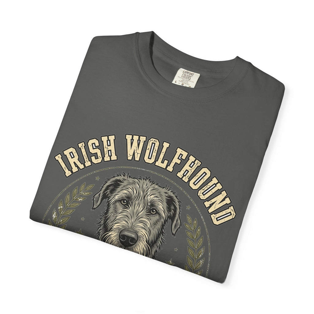 'Gentle Titan' Irish Wolfhound T-Shirt — alternate view
