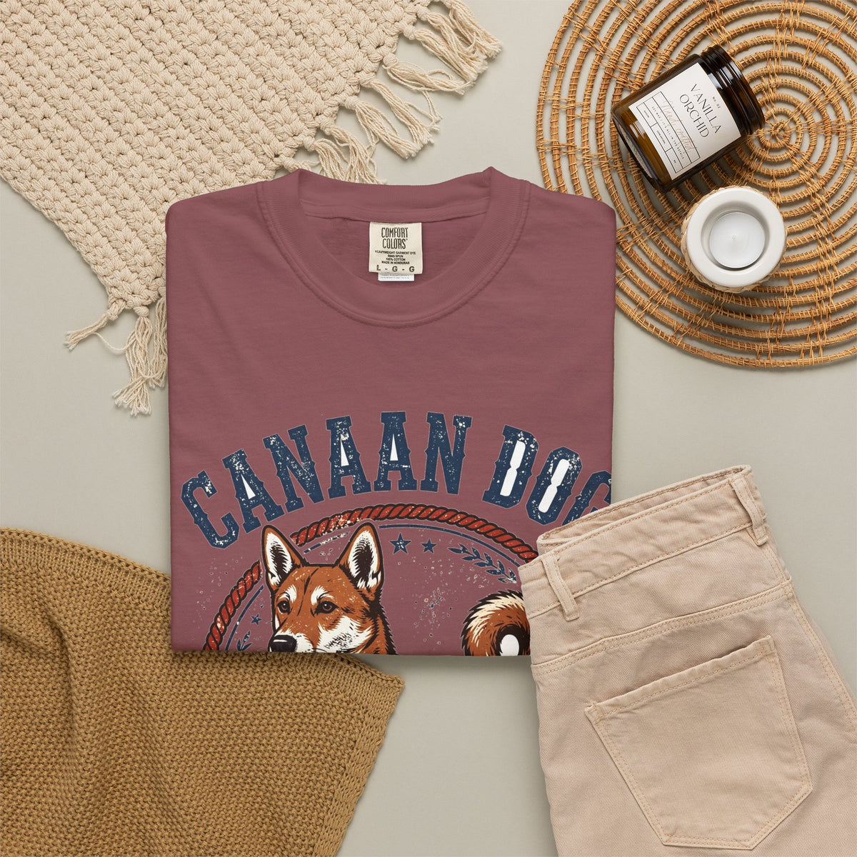 'Desert Soul' Canaan Dog T-Shirt — alternate view