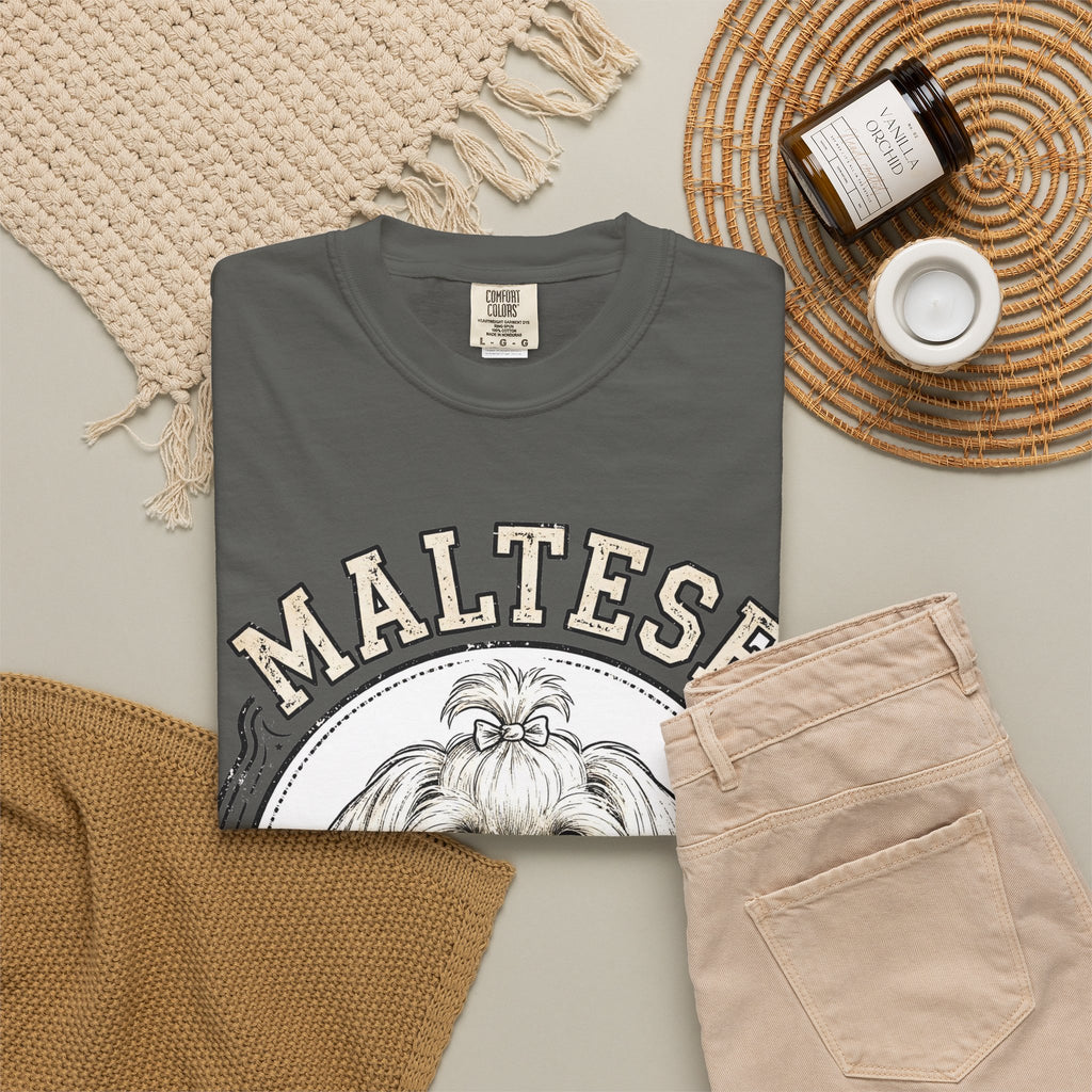 'Silk Fluff' Maltese T-Shirt — alternate view