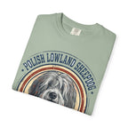 'Shaggy Soul' Polish Lowland Sheepdog T-Shirt — alternate view