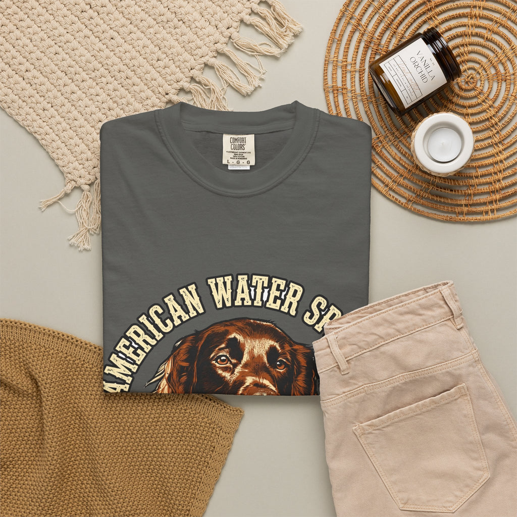 American Water Spaniel Curly Sportster Tee