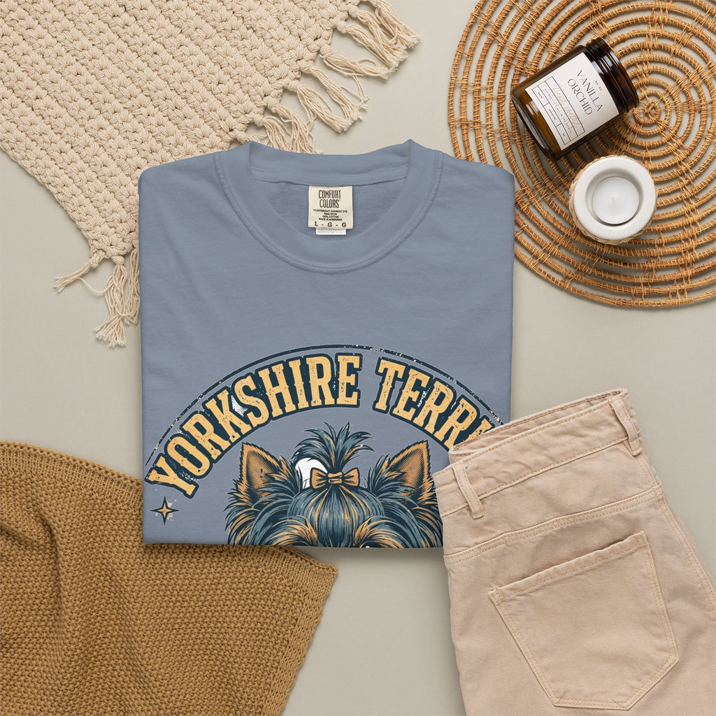 'Tiny Boss' Yorkshire Terrier T-Shirt — alternate view