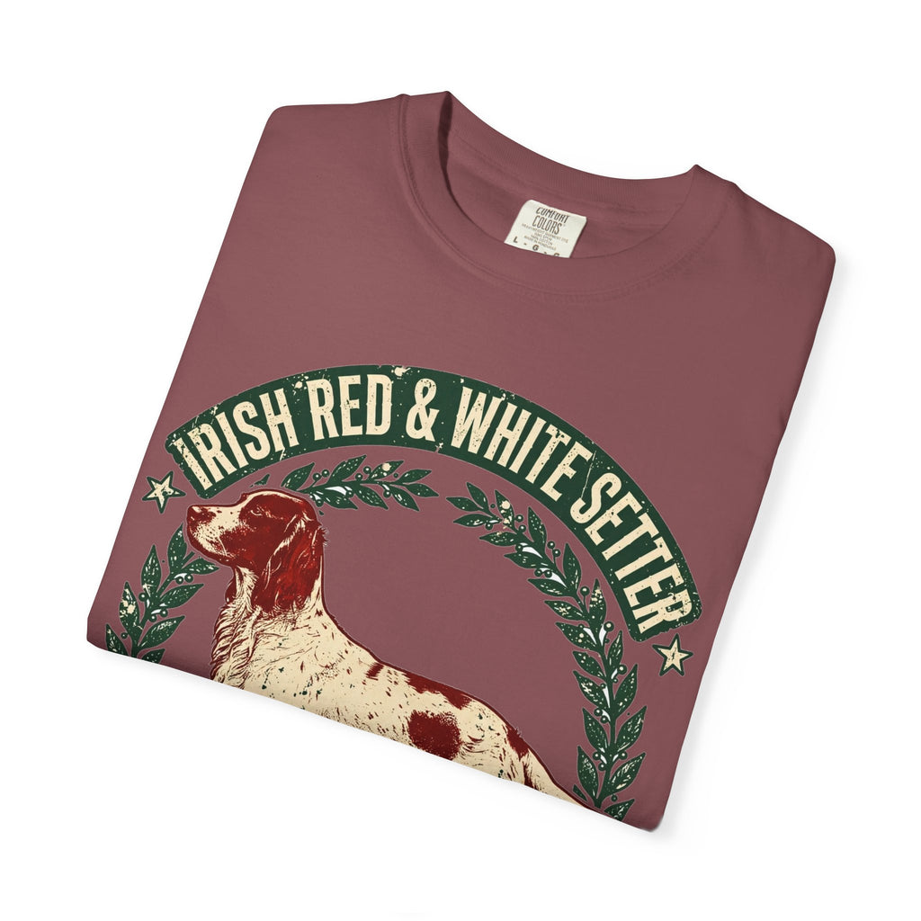 'Red White Fetch' Irish Red and White Setter T-Shirt — alternate view