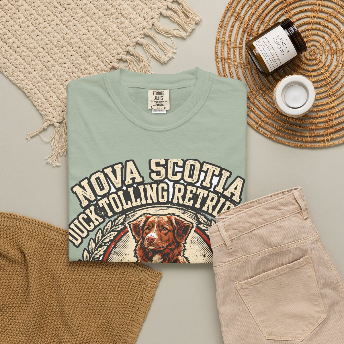 'Redhead' Nova Scotia Duck Tolling Retriever T-Shirt — alternate view