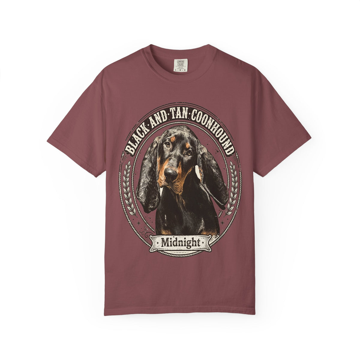 Black and Tan Coonhound Midnight Tee