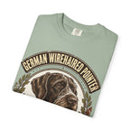 'Scruffy Sharpshooter' German Wirehaired Pointer T-Shirt — alternate view