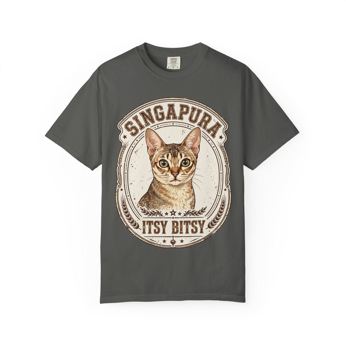 'Itsy Bitsy' Singapura Cat T-Shirt — alternate view