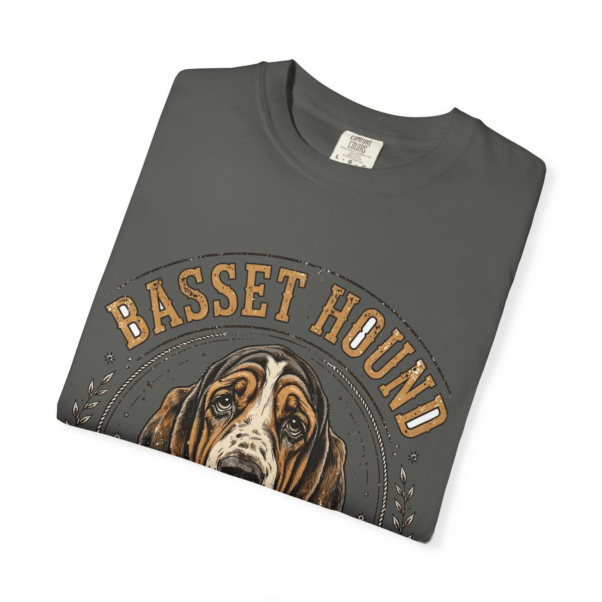 'Low & Lovable' Basset Hound T-Shirt — alternate view