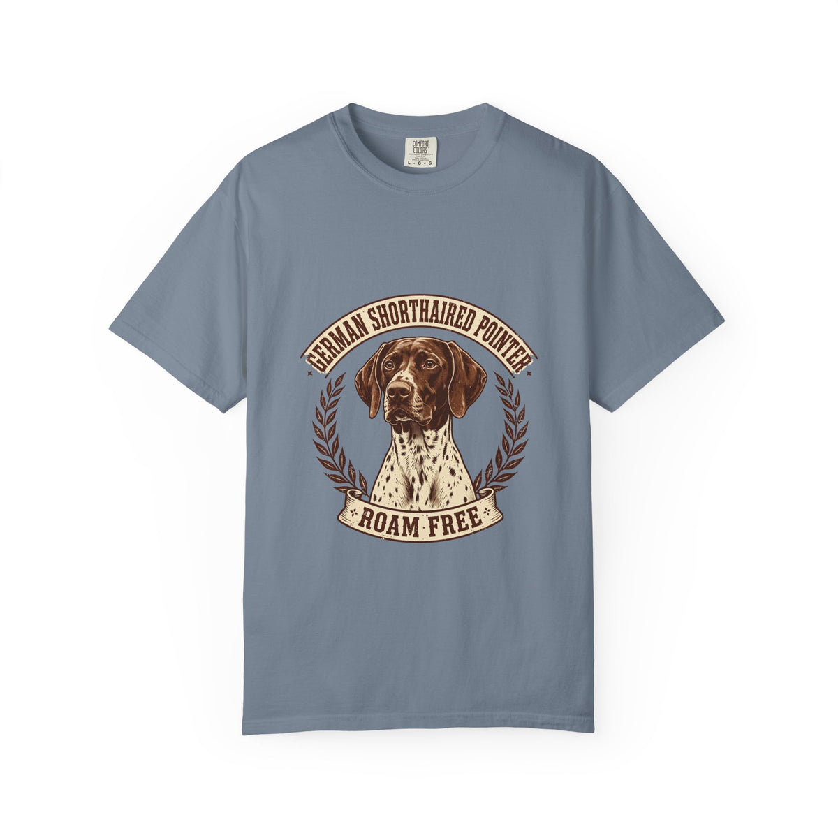 'Roam Free German Shorthaired Pointer' German Shorthaired Pointer T-Shirt — alternate view