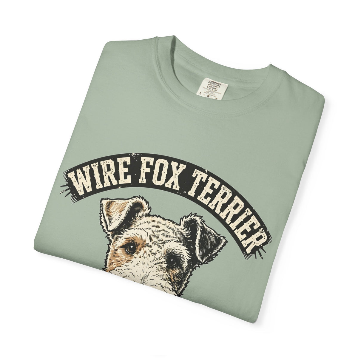 'Wire Whirlwind' Wire Fox Terrier T-Shirt — alternate view
