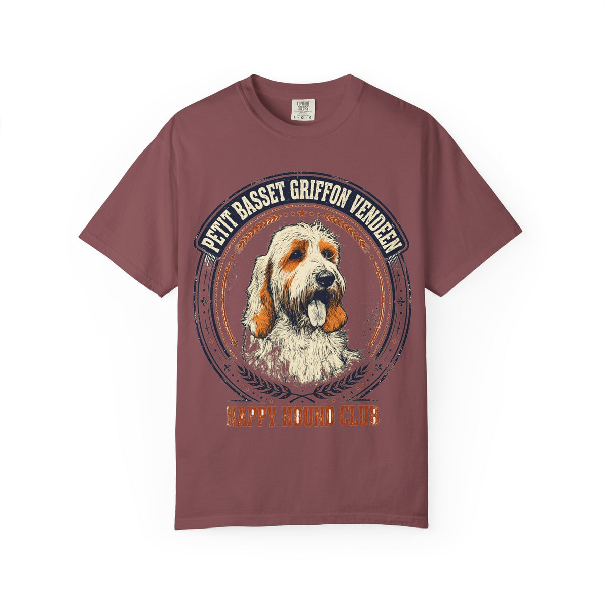 'Basset Happy' Petit Basset Griffon Vendéen T-Shirt — alternate view