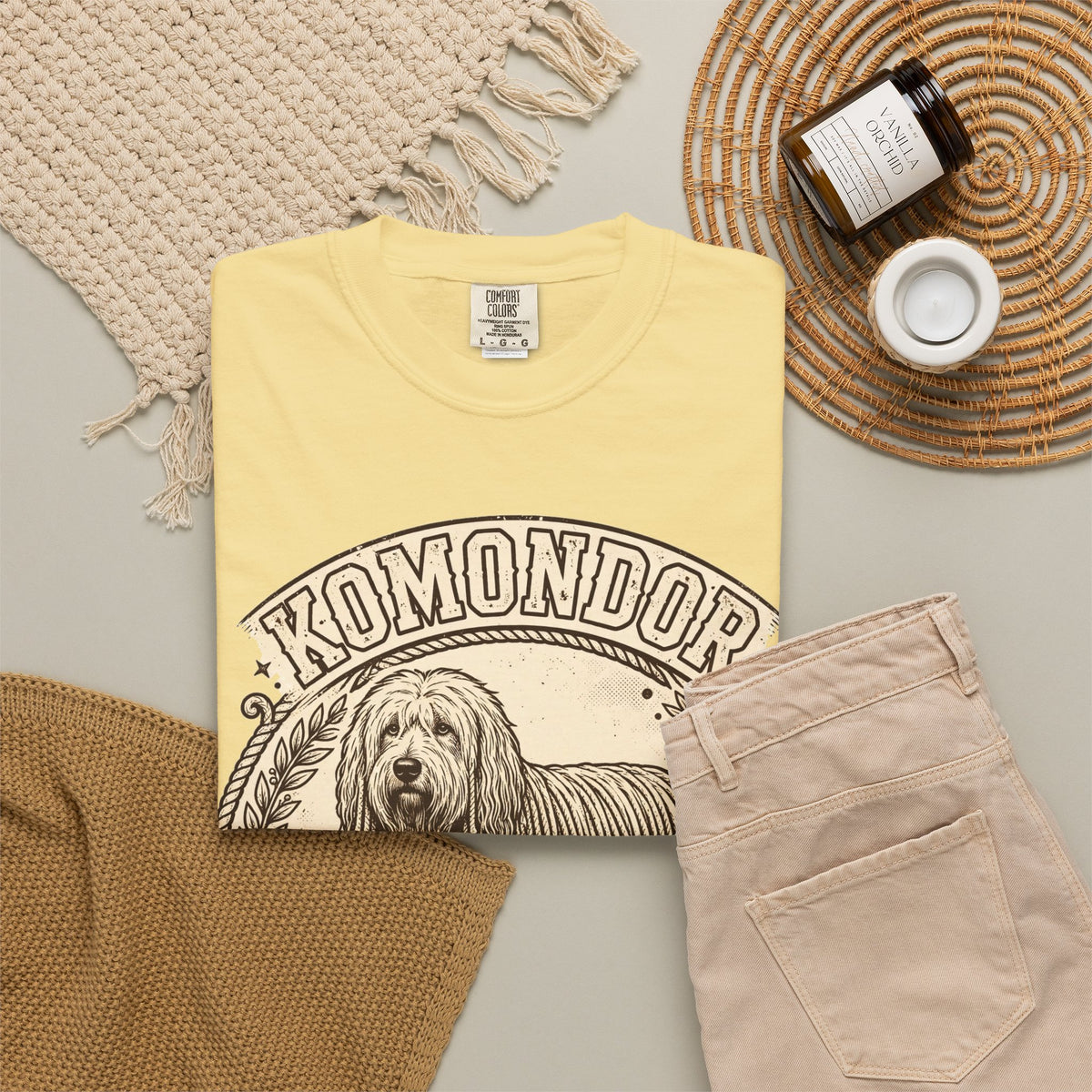 'Mop Squad' Komondor T-Shirt — alternate view