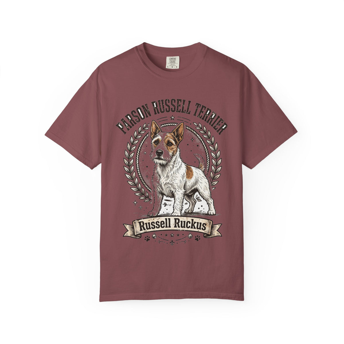 'Russell Ruckus' Parson Russell Terrier T-Shirt — alternate view