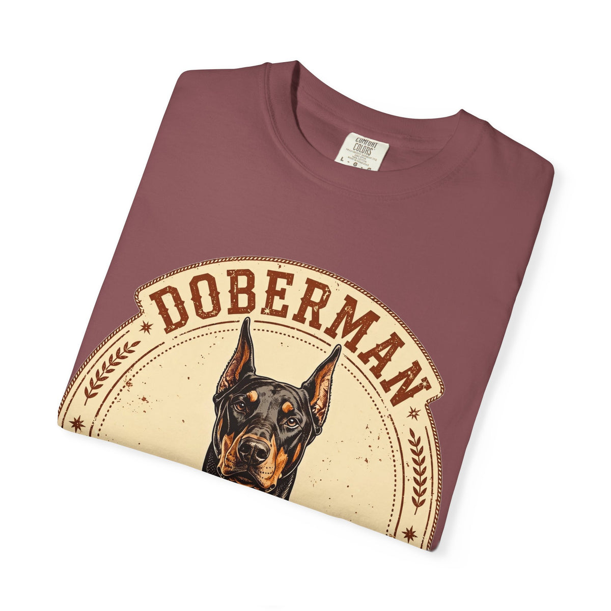 'Velcro Royalty' Doberman Pinscher T-Shirt — alternate view