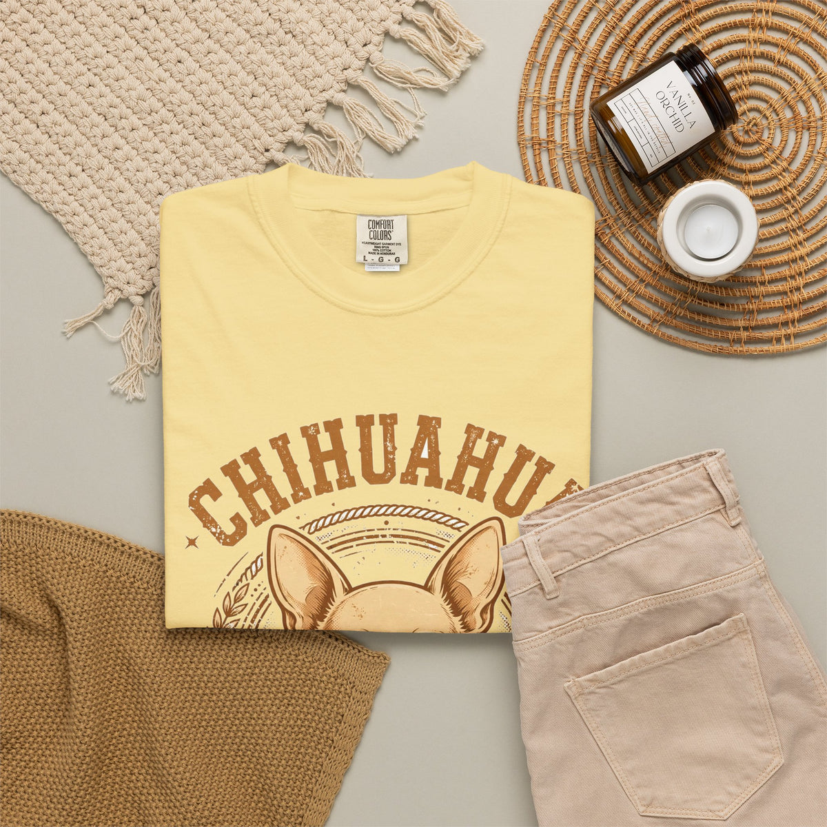 'Napoleon Complex' Chihuahua T-Shirt — alternate view