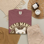 'Odd-Eyed Royalty' Khao Manee Cat T-Shirt — alternate view