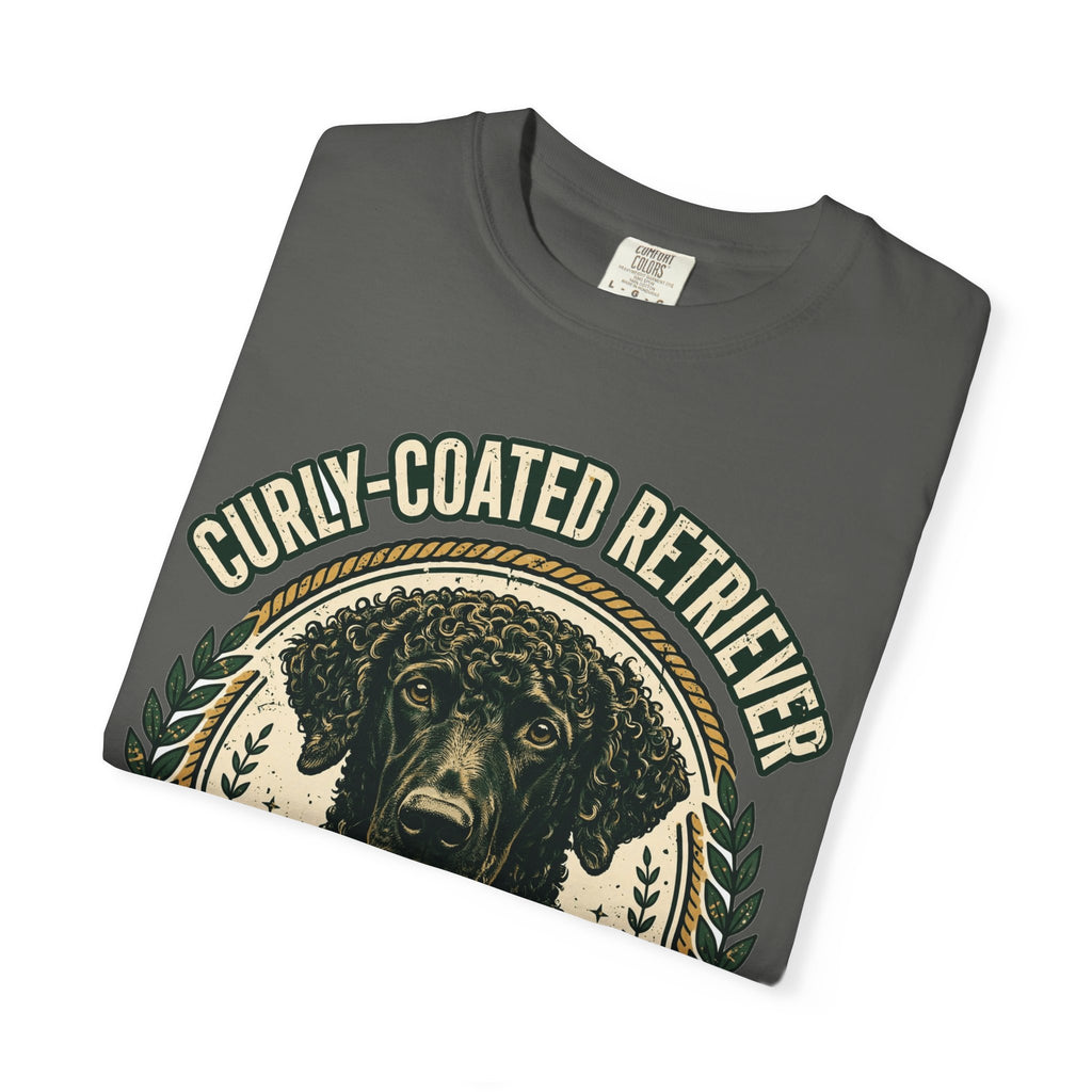 'Perfect Curls' Curly-Coated Retriever T-Shirt — alternate view