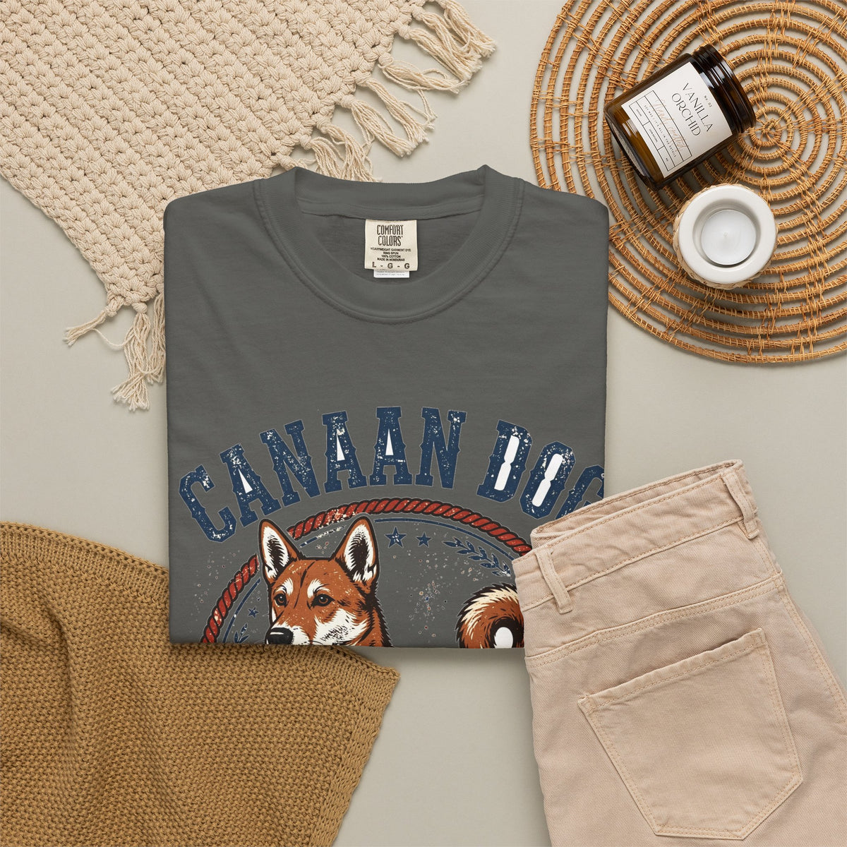 'Desert Soul' Canaan Dog T-Shirt — alternate view