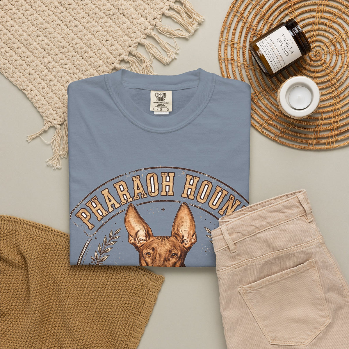 'Blushing Royalty' Pharaoh Hound T-Shirt — alternate view