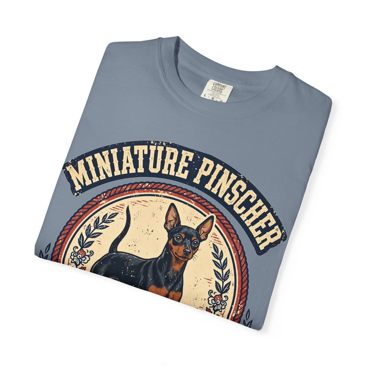 'Tiny King' Miniature Pinscher T-Shirt — alternate view