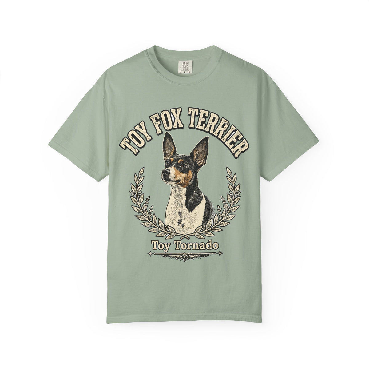 'Toy Tornado' Toy Fox Terrier T-Shirt — alternate view