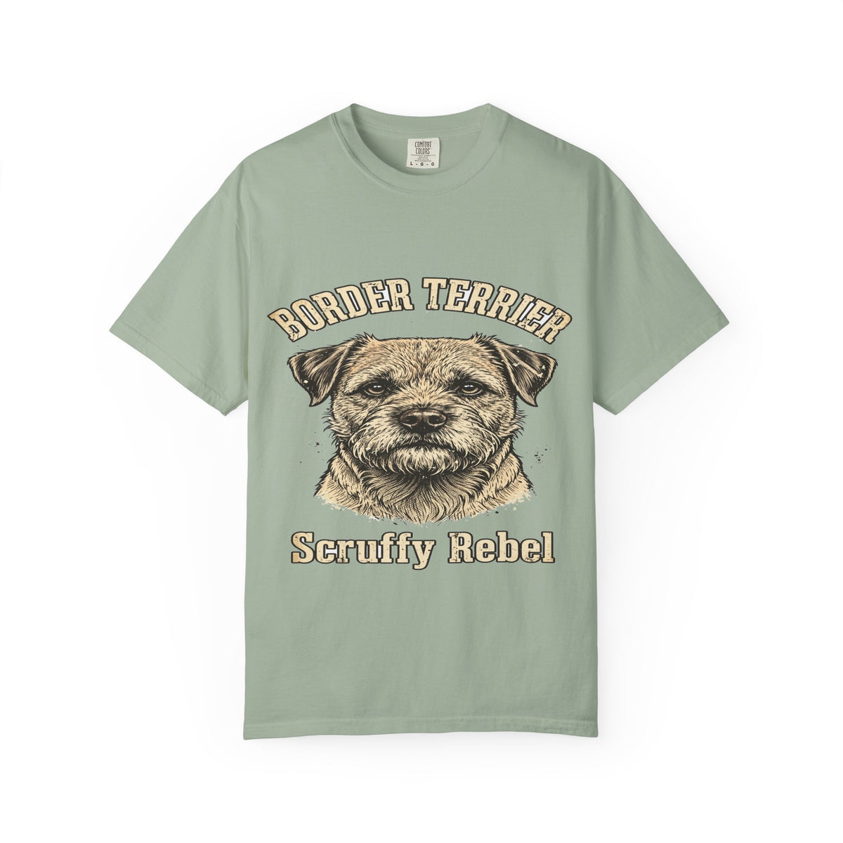 'Scruffy Rebel' Border Terrier T-Shirt — alternate view