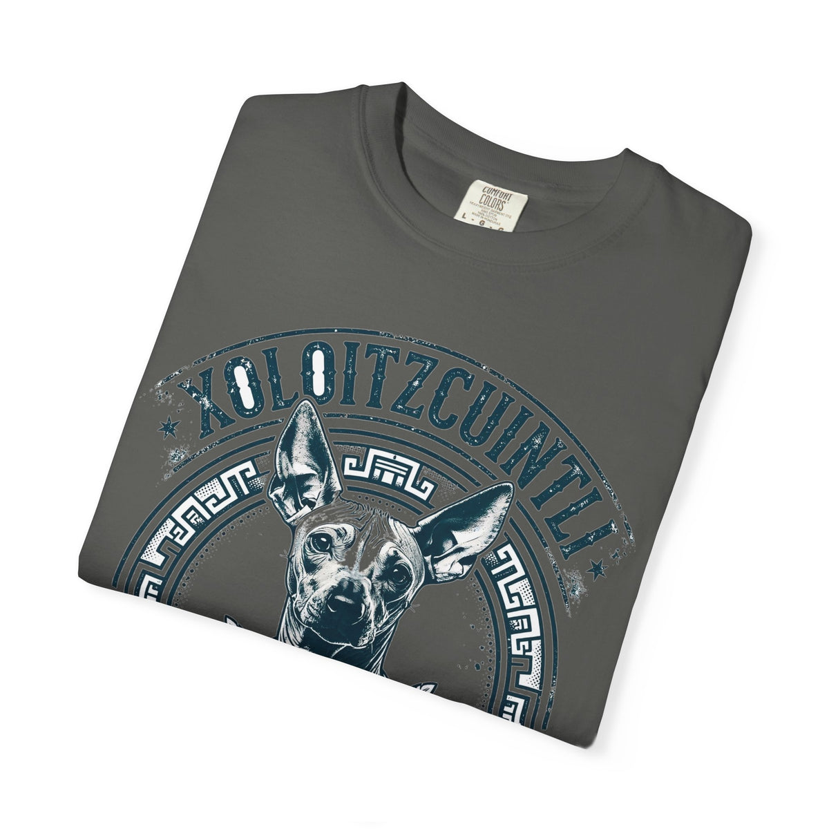 'Bare Aztec' Xoloitzcuintli T-Shirt — alternate view