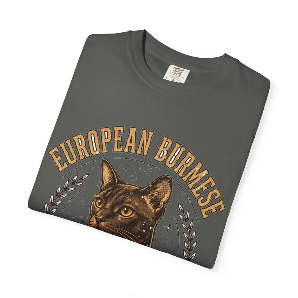 'Euro Chic' European Burmese Cat T-Shirt — alternate view