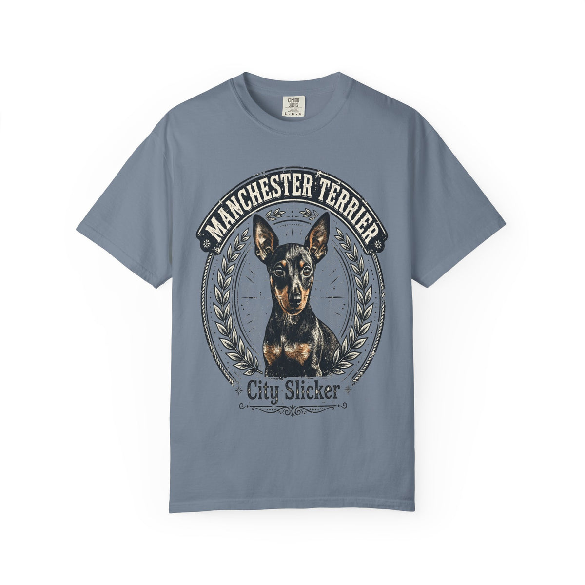'City Slicker' Manchester Terrier T-Shirt — alternate view