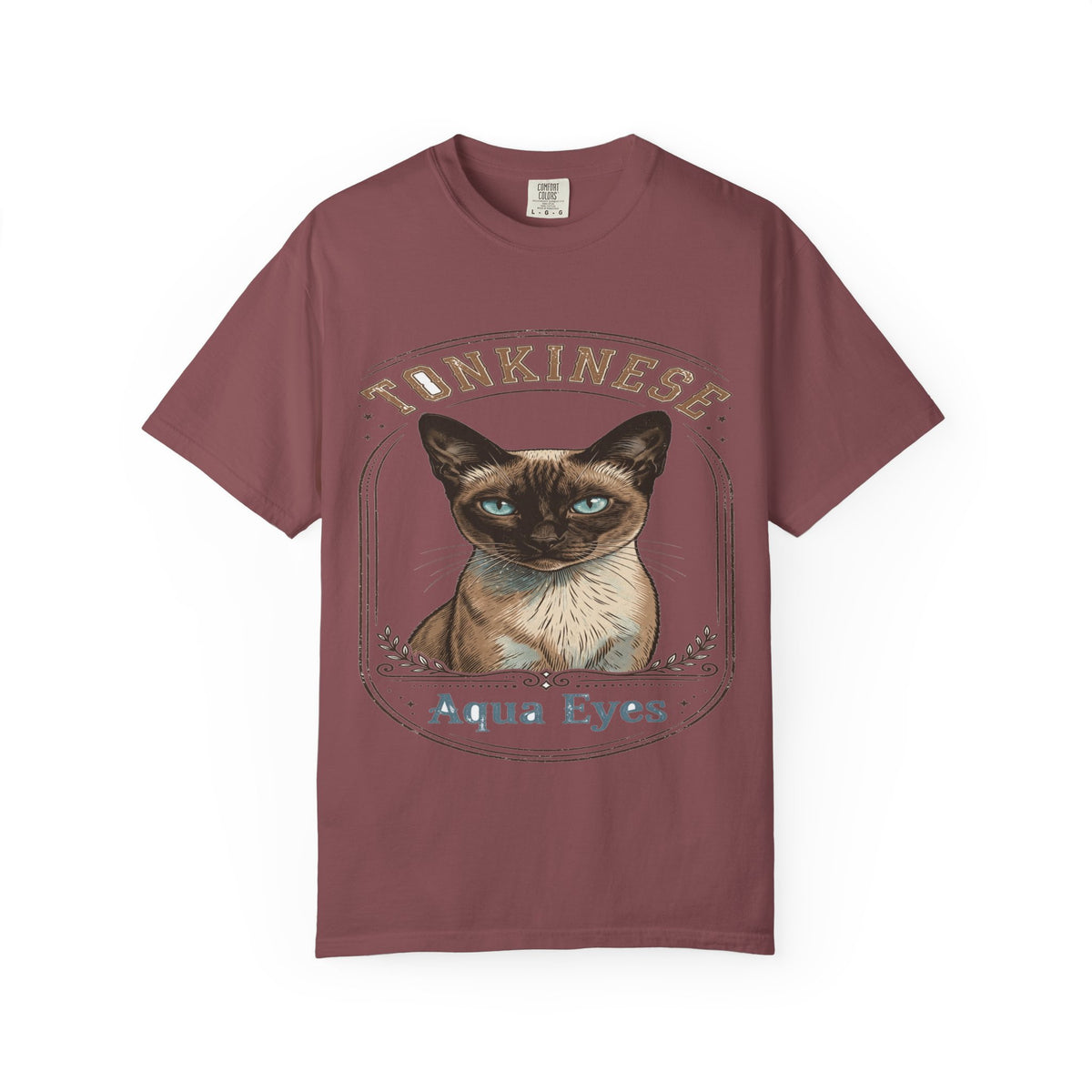 'Aqua Eyes' Tonkinese Cat T-Shirt — alternate view