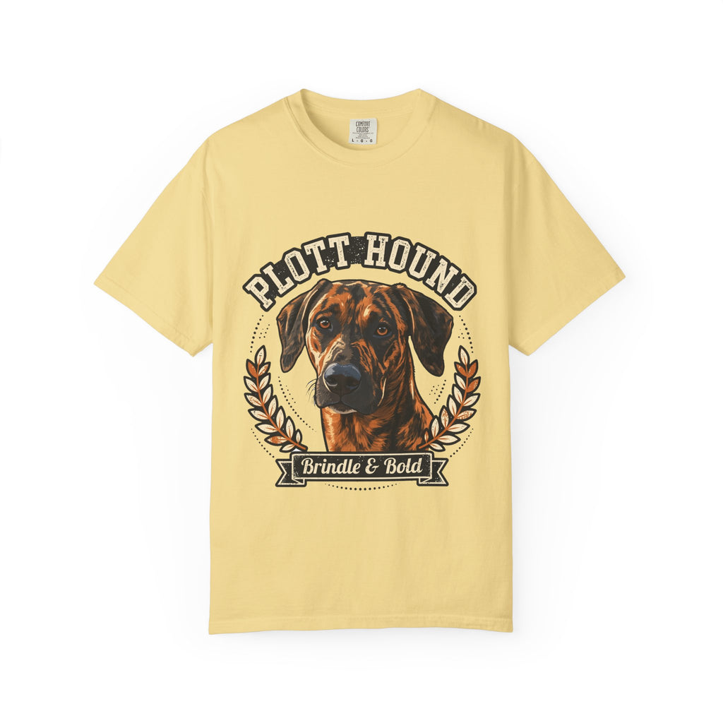 'Brindle And Brave' Plott Hound T-Shirt — alternate view
