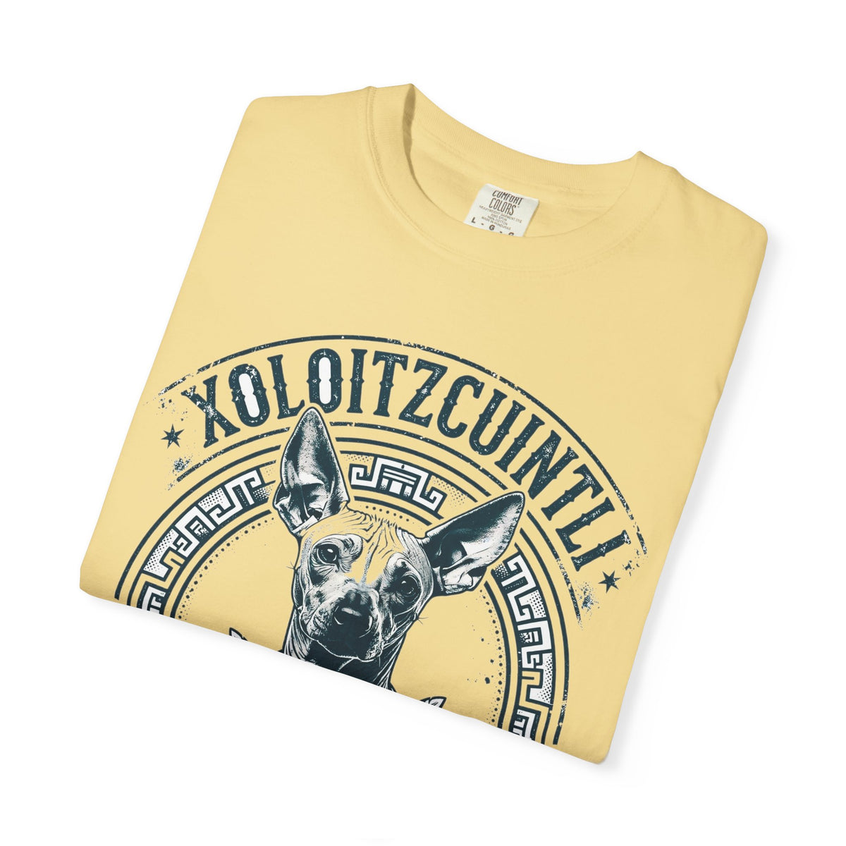'Bare Aztec' Xoloitzcuintli T-Shirt — alternate view