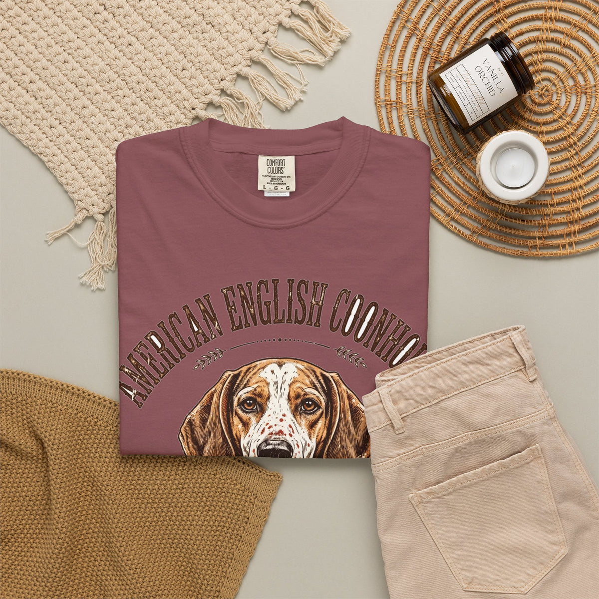 American English Coonhound Night Howler Tee