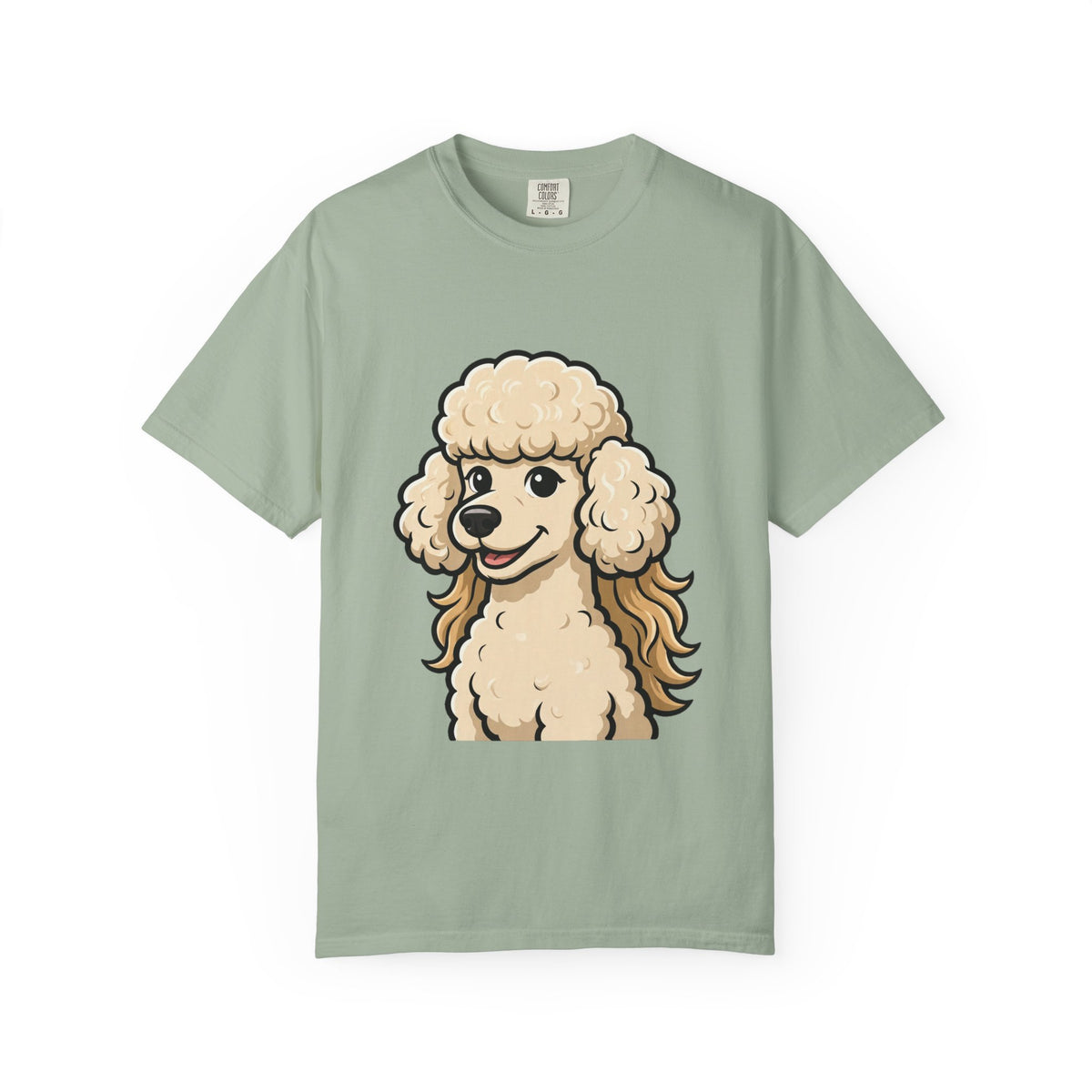 'Mullet Poodle' Poodle T-Shirt — alternate view