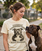 'Sweet Blockhead' American Staffordshire Terrier T-Shirt — alternate view