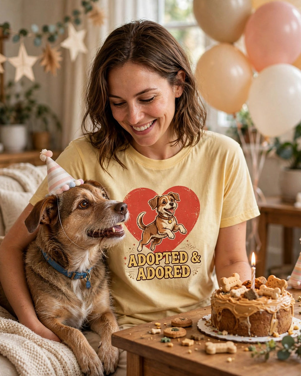 Worn by her — Adopted & Adored Tee