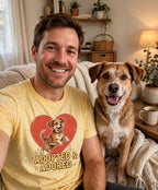 Worn by him — Adopted & Adored Tee