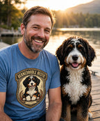 'Bestie' Bernedoodle T-Shirt — alternate view