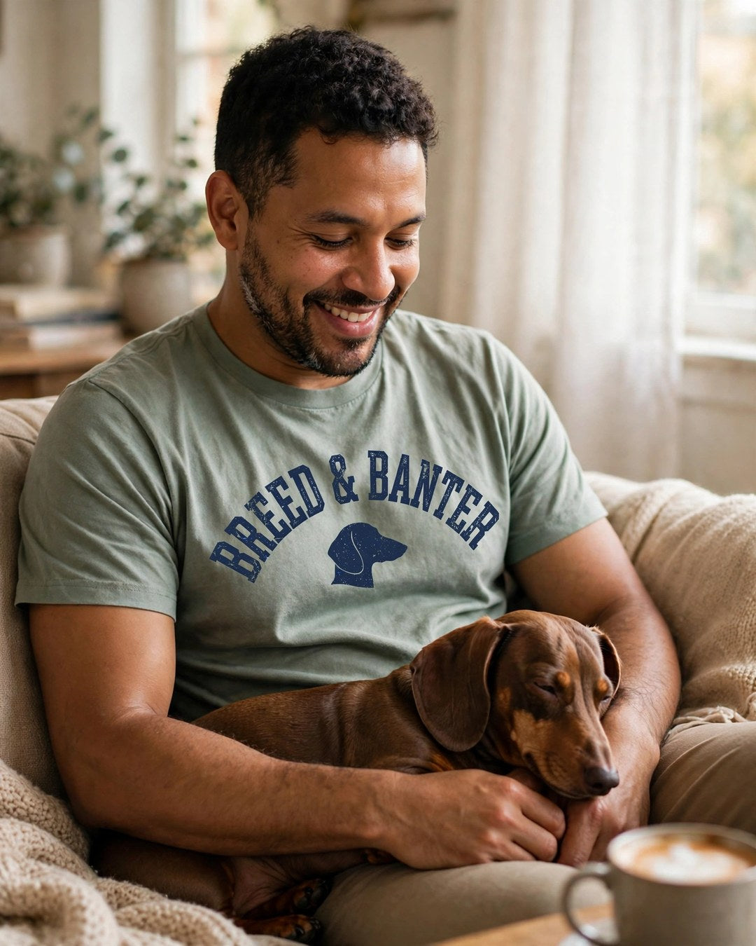 Worn by him — Breed & Banter Dachshund Tee