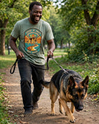 'Chief of Sniff Operations' German Shepherd T-Shirt — alternate view