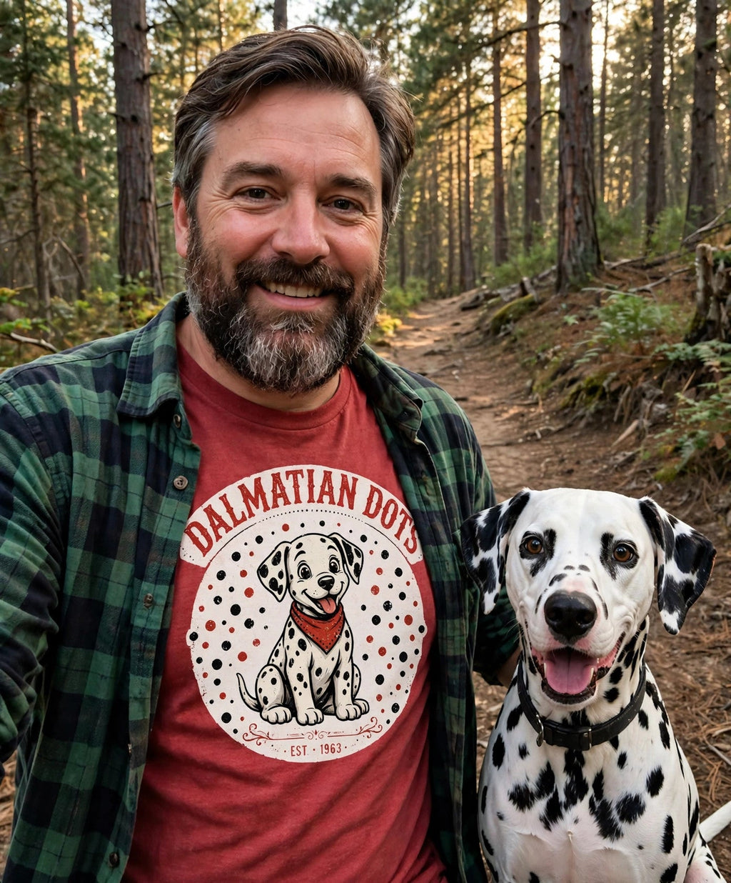 Worn by him — Dalmatian Dots Tee