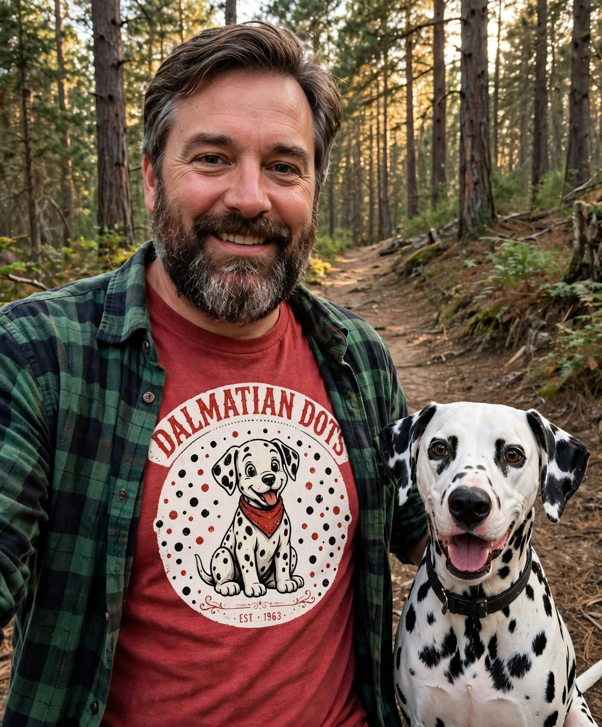 Worn by him — Dalmatian Dots Tee