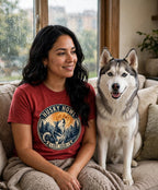Worn by her — Husky Howl Tee