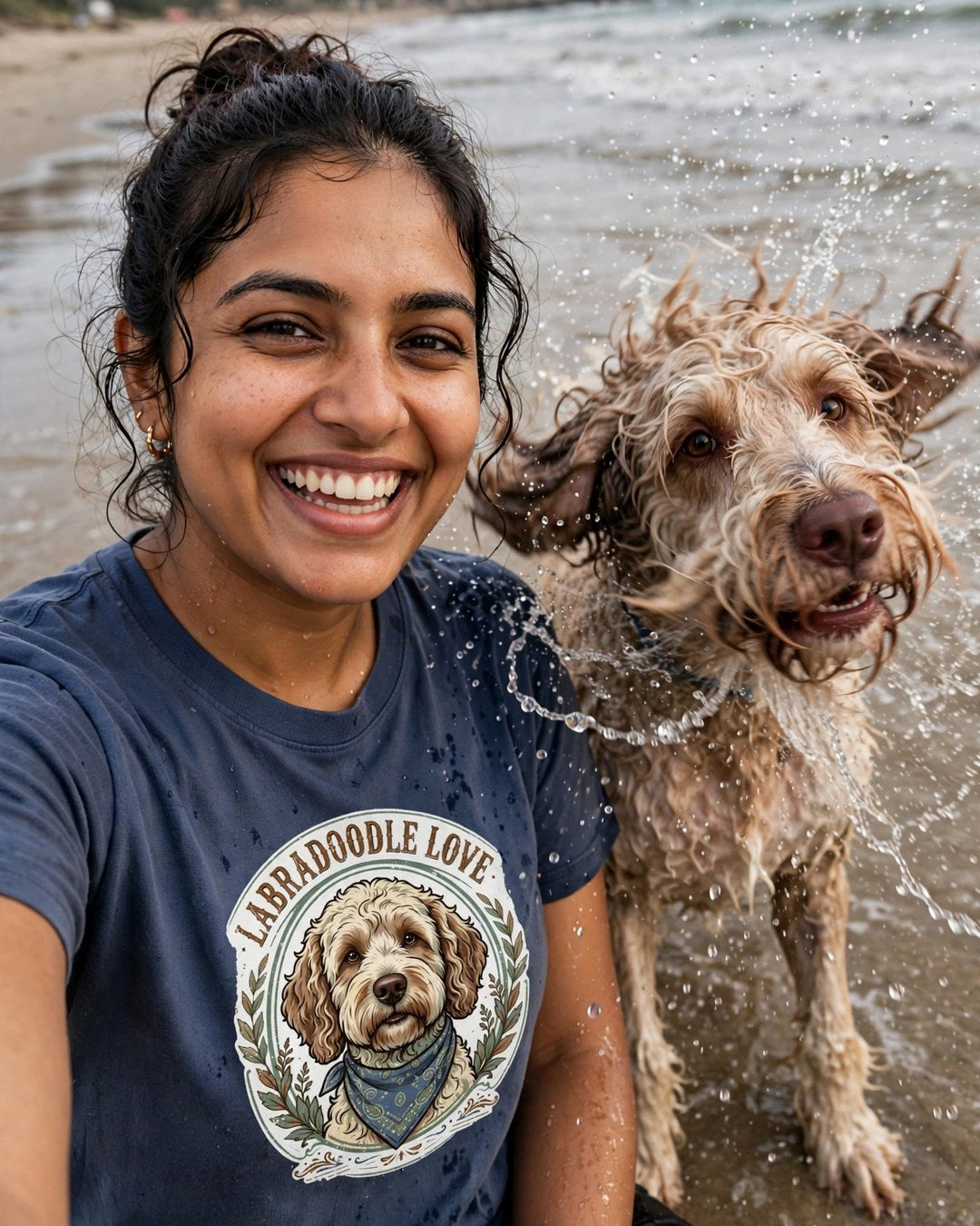 Worn by her — Labradoodle Love Tee
