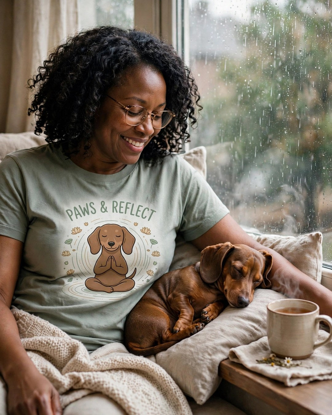 Worn by her — Paws & Reflect Dachshund Tee